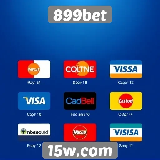Opções de pagamento disponíveis no 899bet